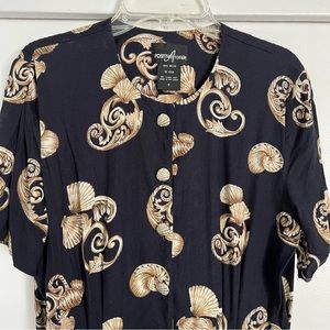 Vintage seashell romper